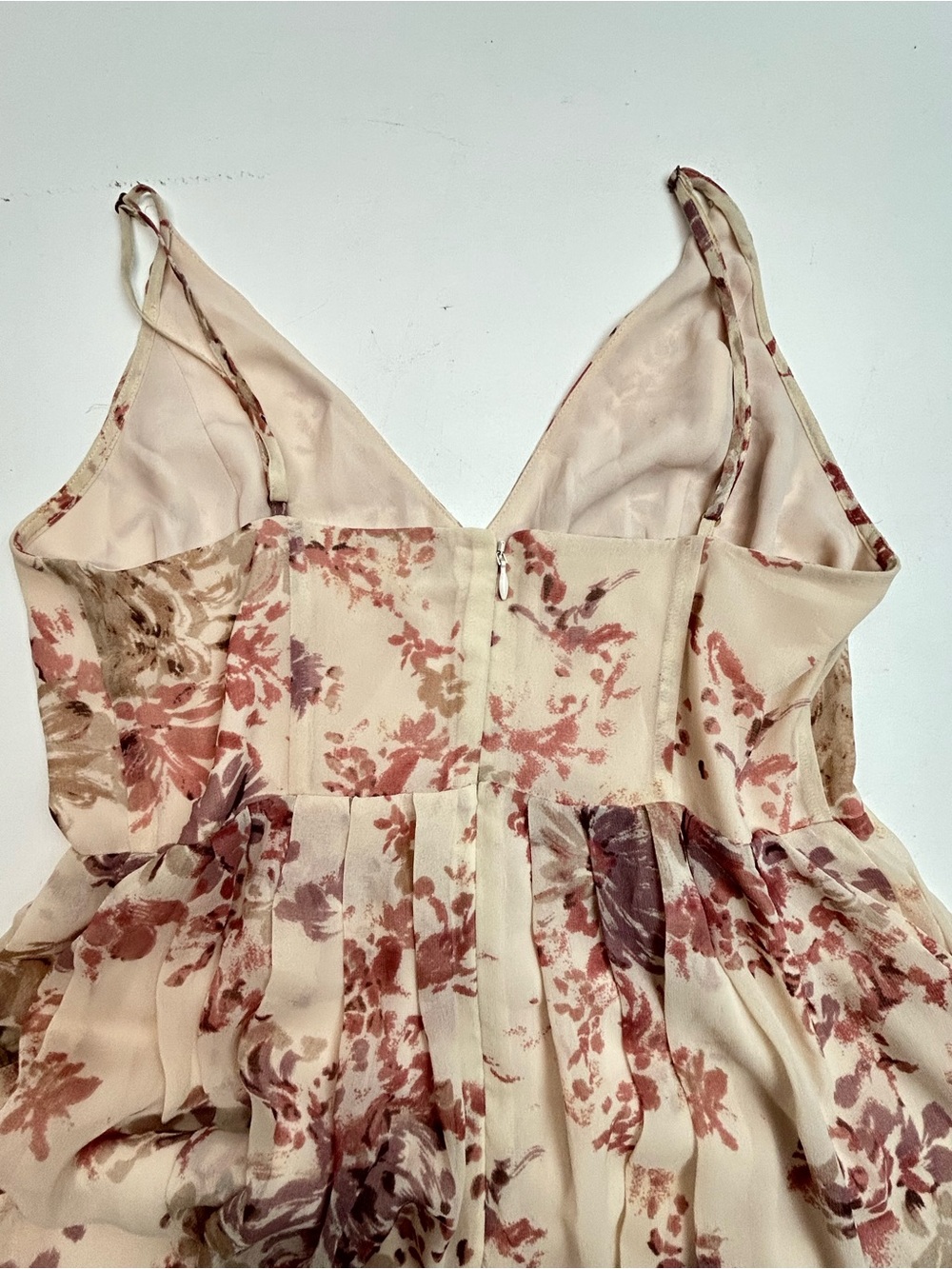 Wilfred by Aritzia Sakura Floral Midi Dress - Size 10 (Flaws Noted) - Picture 8 of 8